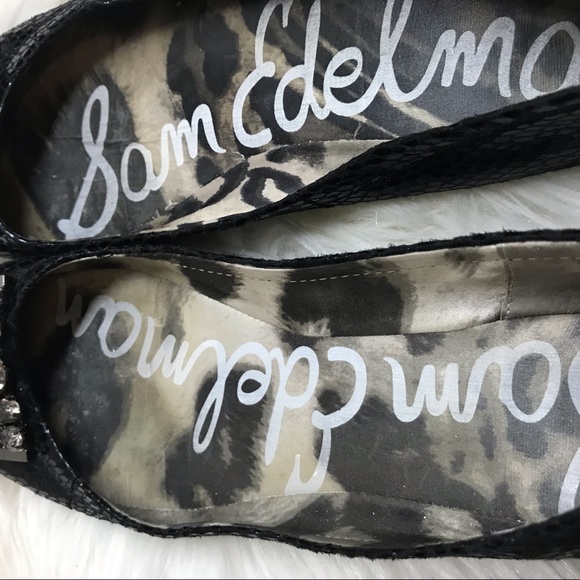 Sold Sam Edelman Black S Caper Ballet flats - Picture 5 of 8